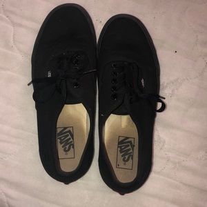 Black Lace Up Vans